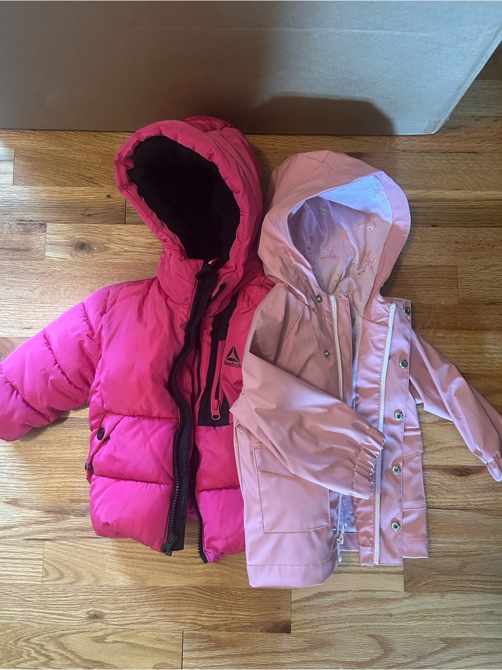 Girls 12M & 18M pink jacket bundle
